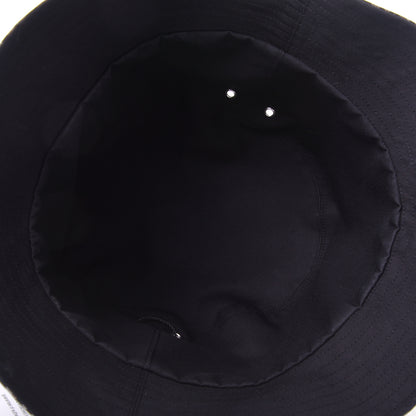 Christian Dior Polyester Cotton Oblique Teddy-D Brim Bucket Hat 58 Black 4 of 7