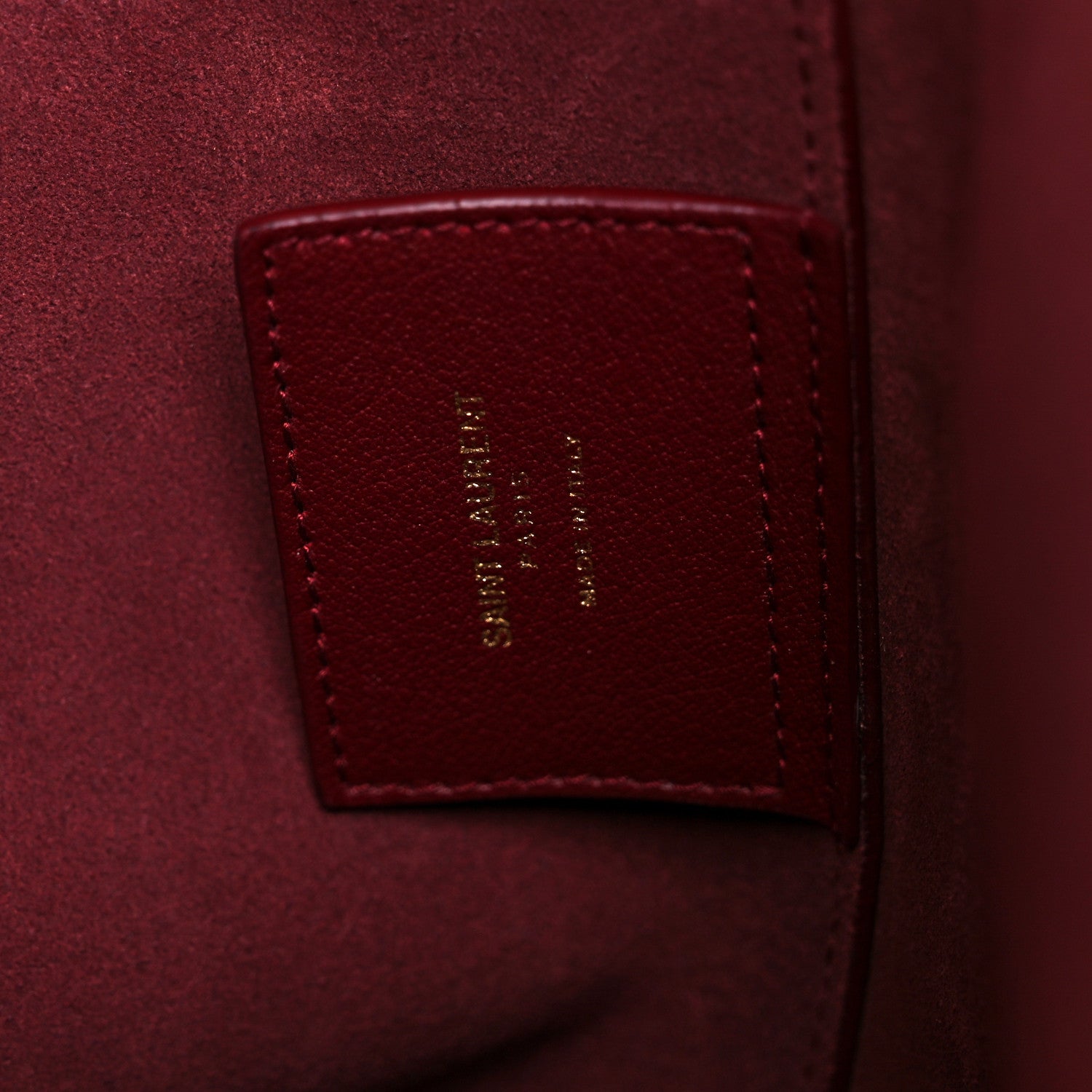 Saint Laurent Calfskin Large Shopping Tote Rouge Legion 5 of 10