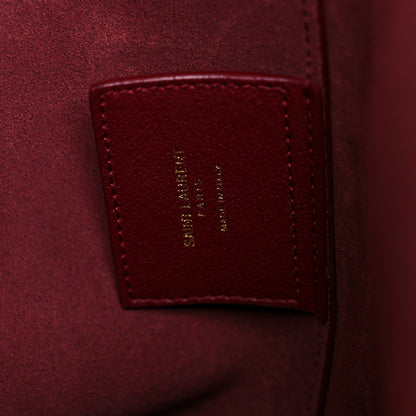 Saint Laurent Calfskin Large Shopping Tote Rouge Legion 5 of 10