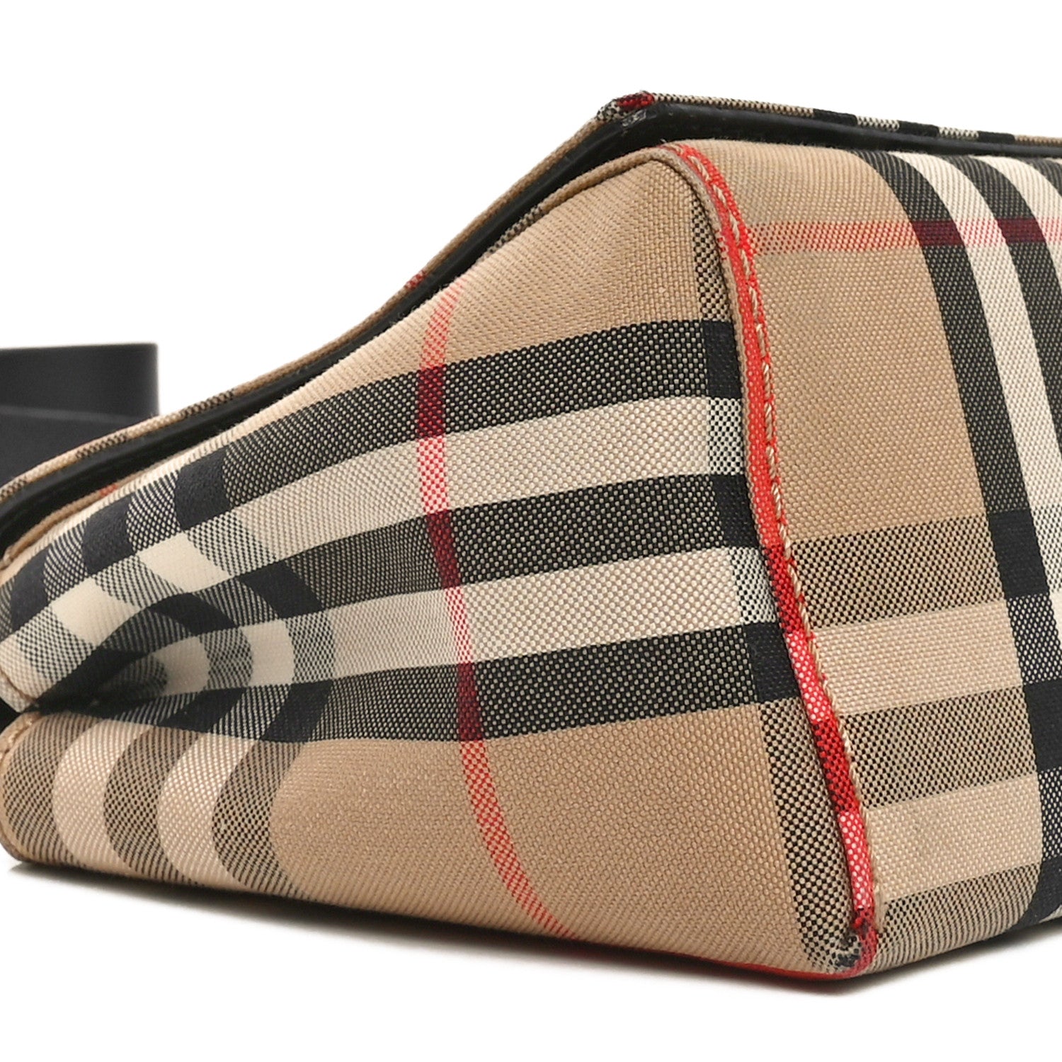 Burberry Vintage Check Hackberry Crossbody Bag Archive Beige Black 8 of 9