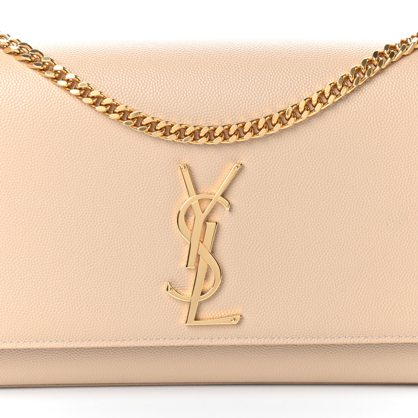Grain De Poudre Medium Monogram Kate Satchel Nude Powder