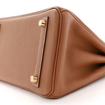 Hermes Togo Birkin 25 Gold 10 of 11