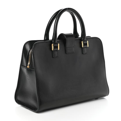 Saint Laurent Smooth Calfskin Small Monogram Cabas Black 3 of 9
