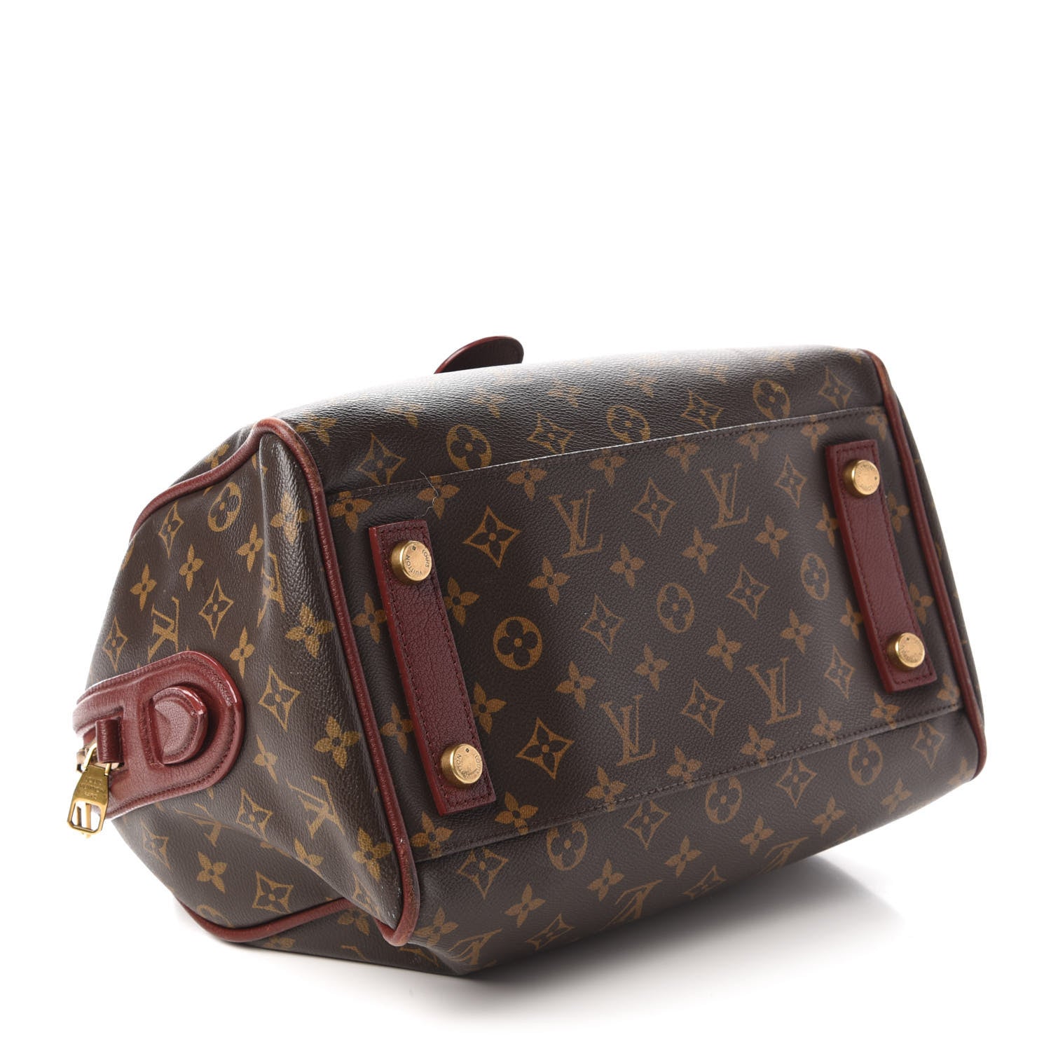 Louis Vuitton Monogram Golden Arrow Speedy Burgundy 4 of 9