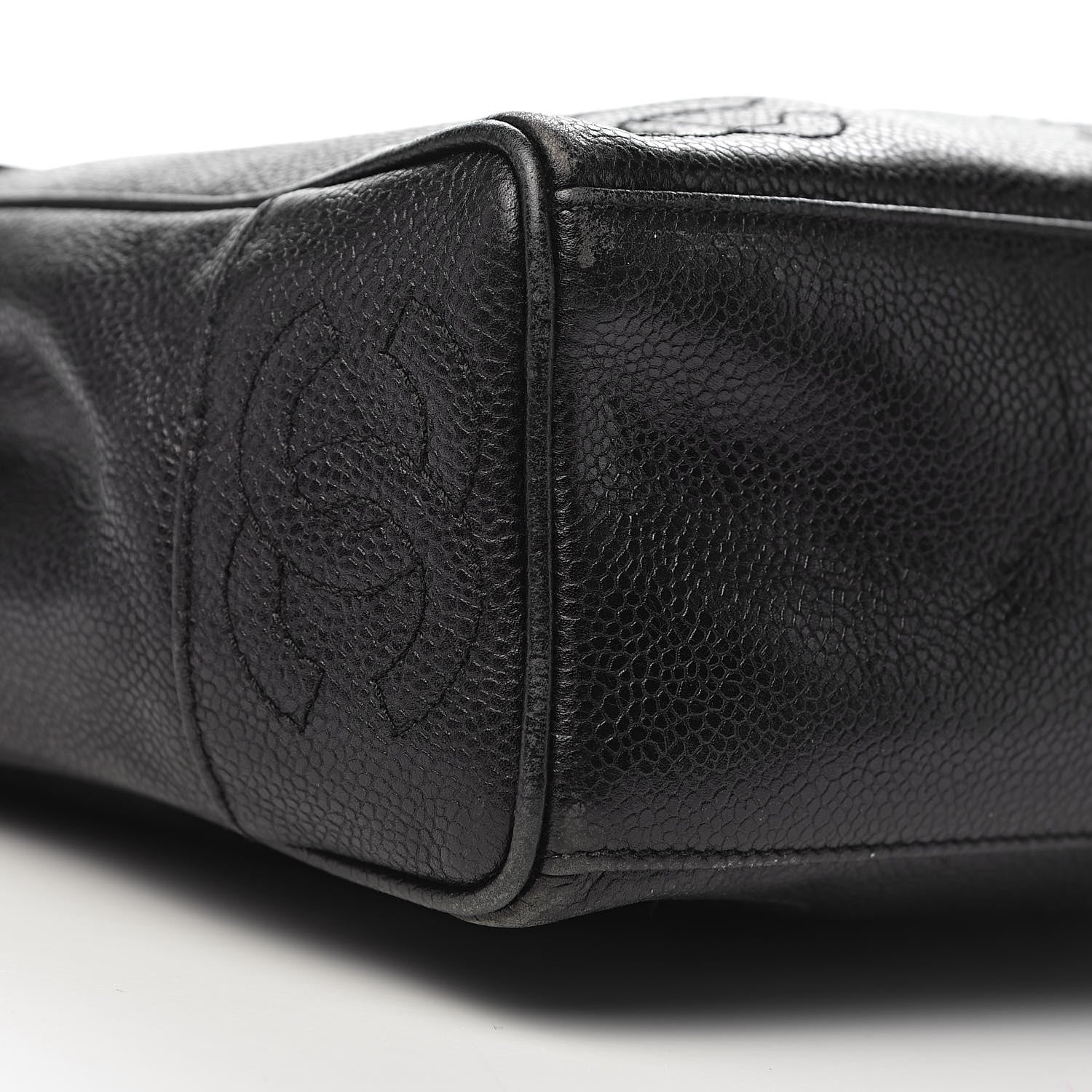 Chanel Caviar CC Shoulder Bag Black 8 of 10