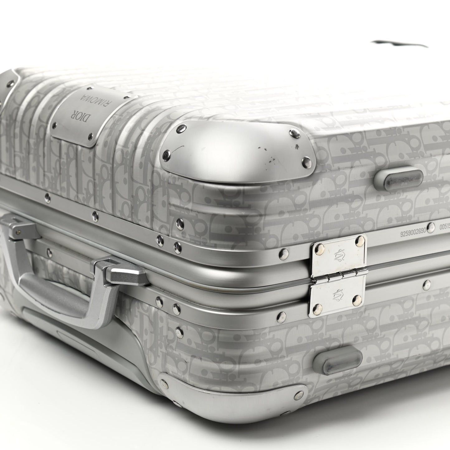 X RIMOWA Aluminum Gradient Cabin Luggage Silver