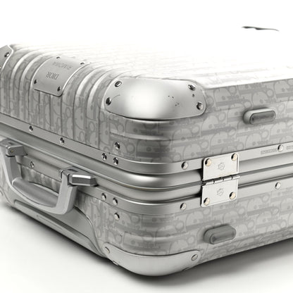Christian Dior X RIMOWA Aluminum Gradient Cabin Luggage Silver 9 of 13