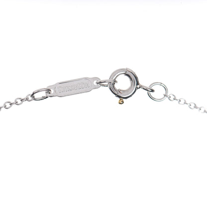 Tiffany Platinum Diamond Cross Stitch Pendant Necklace 5 of 5