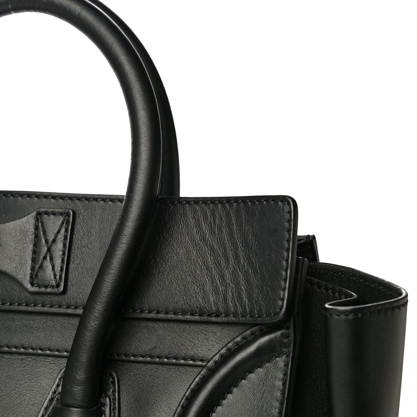 Smooth Calfskin Mini Luggage Black