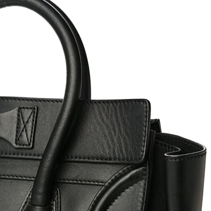 Celine Smooth Calfskin Mini Luggage Black 19 of 30