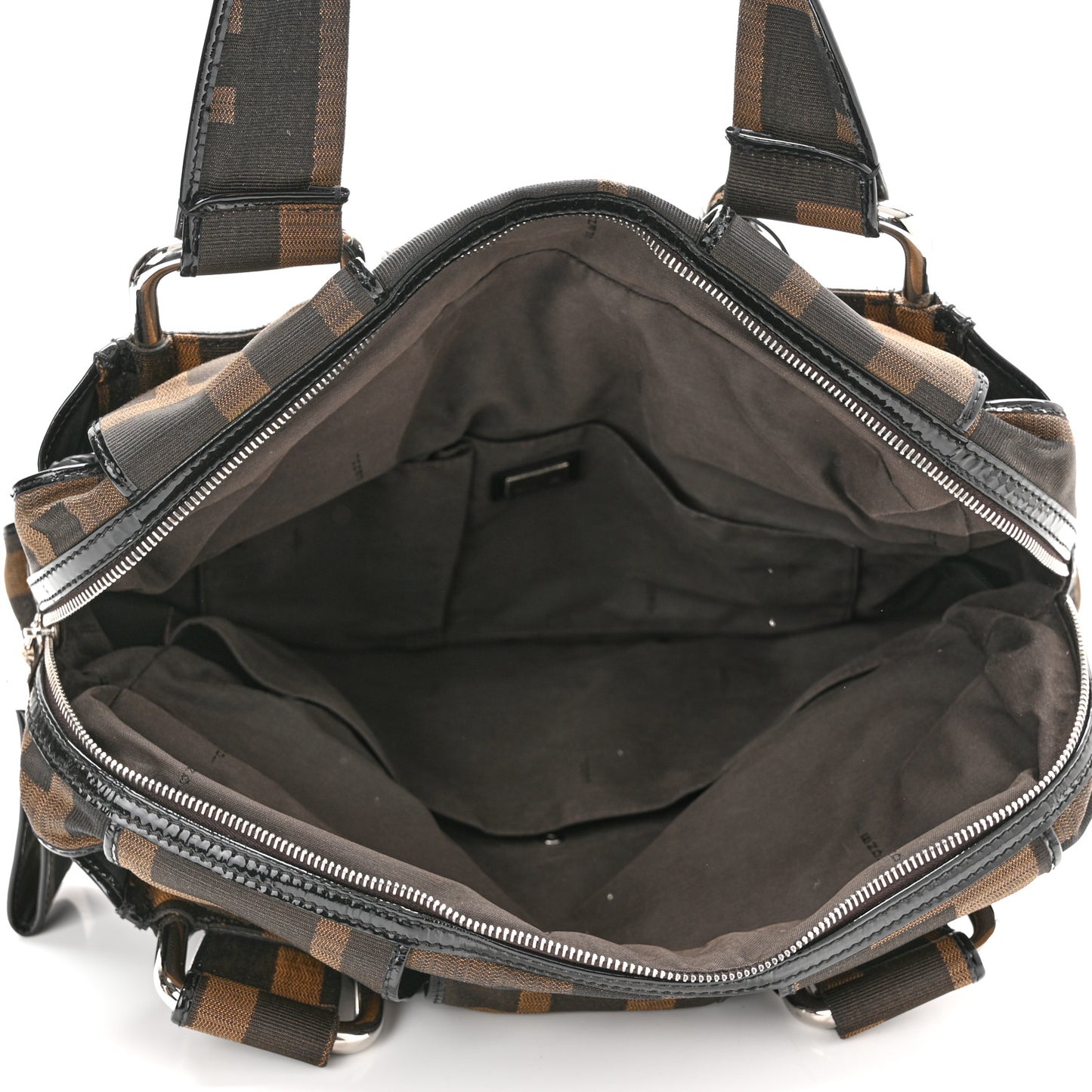 Patent Zucca Crossword Grande Bag Tobacco