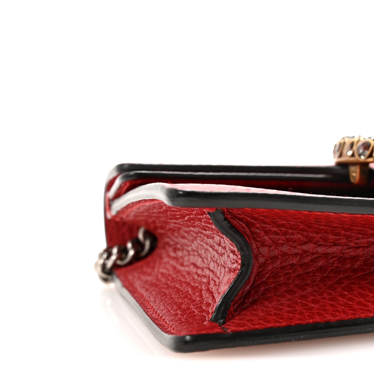 Gucci Calfskin Super Mini Dionysus Shoulder Bag Hibiscus Red 8 of 9