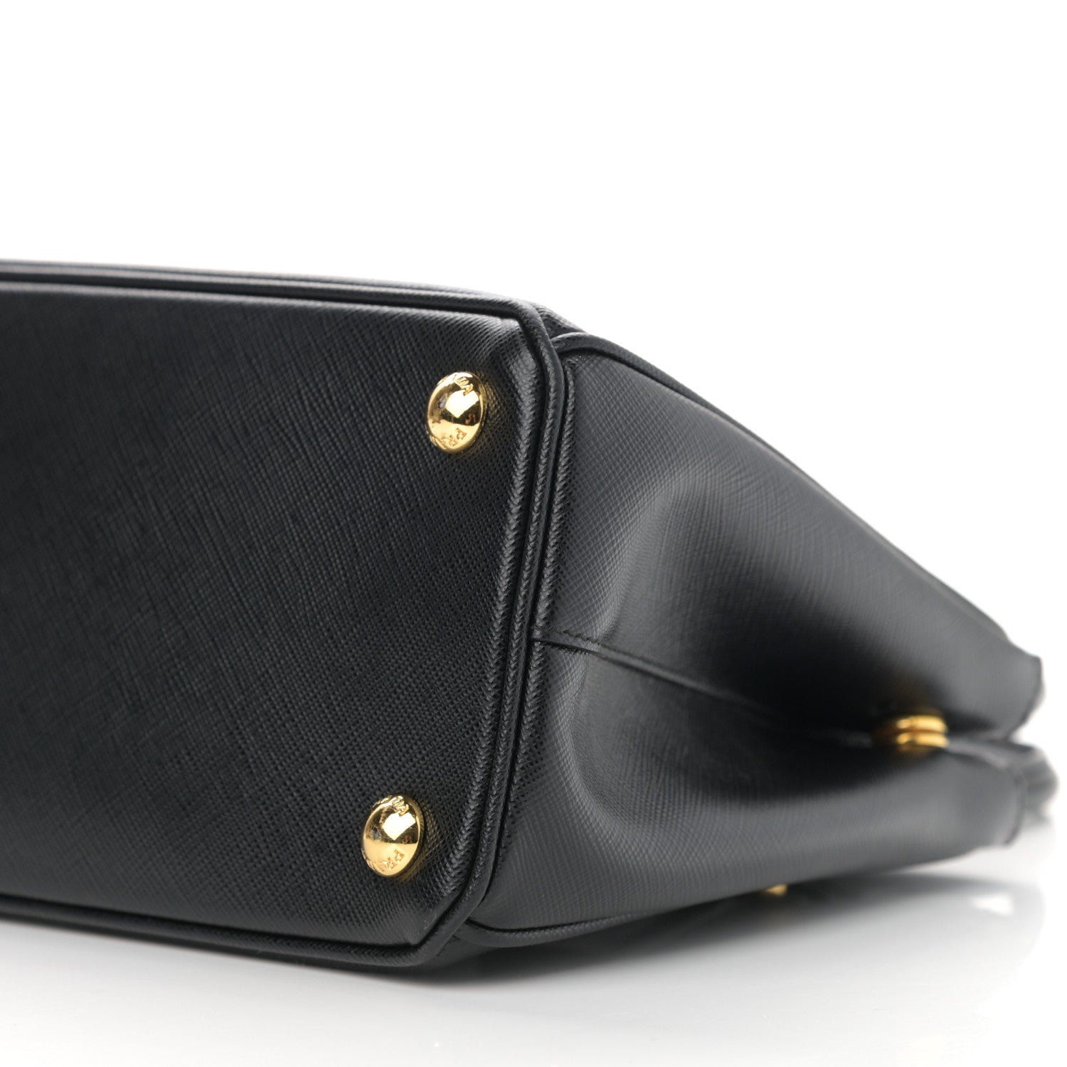 Prada Saffiano Mini Galleria Double Zip Tote Black 10 of 10