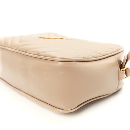 Saint Laurent Calfskin Matelasse Monogram Lou Camera Bag Dark Beige 10 of 10