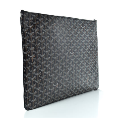 Goyard Goyardine Senat Pochette GM Black 3 of 8