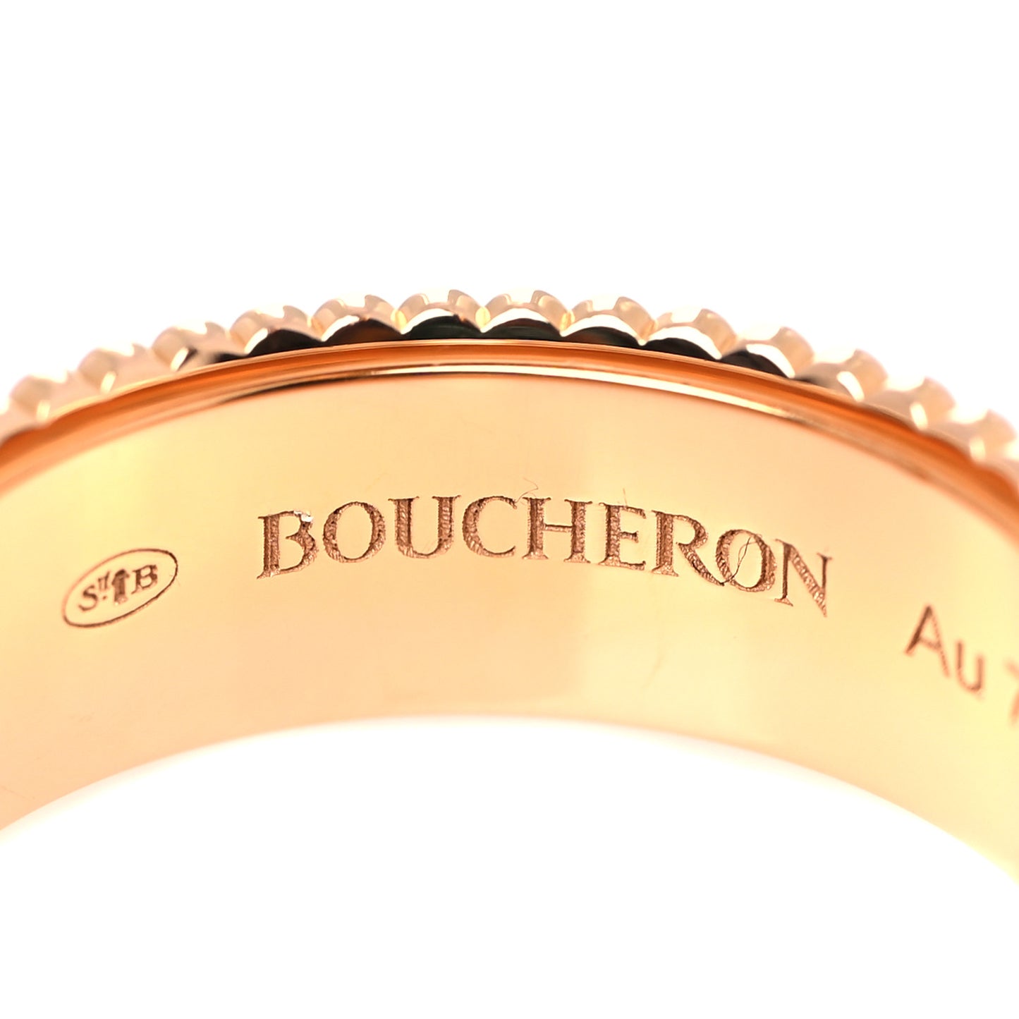 18K Rose White Gold Diamond Small Quatre Radiant Edition Ring 59 8.75