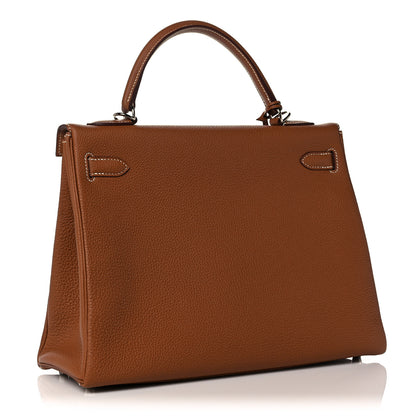 Hermes Togo Kelly Retourne 32 Gold 2 of 34