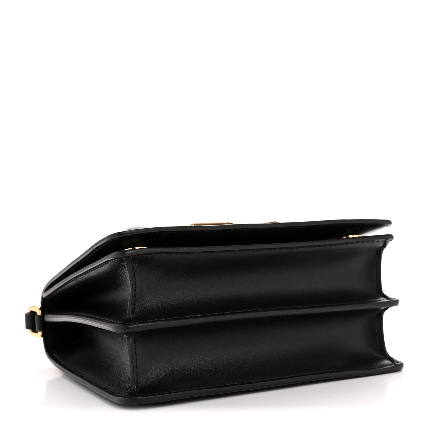 Dolce & Gabbana Calfskin 3.5 Flap Top Handle Bag Black 4 of 14