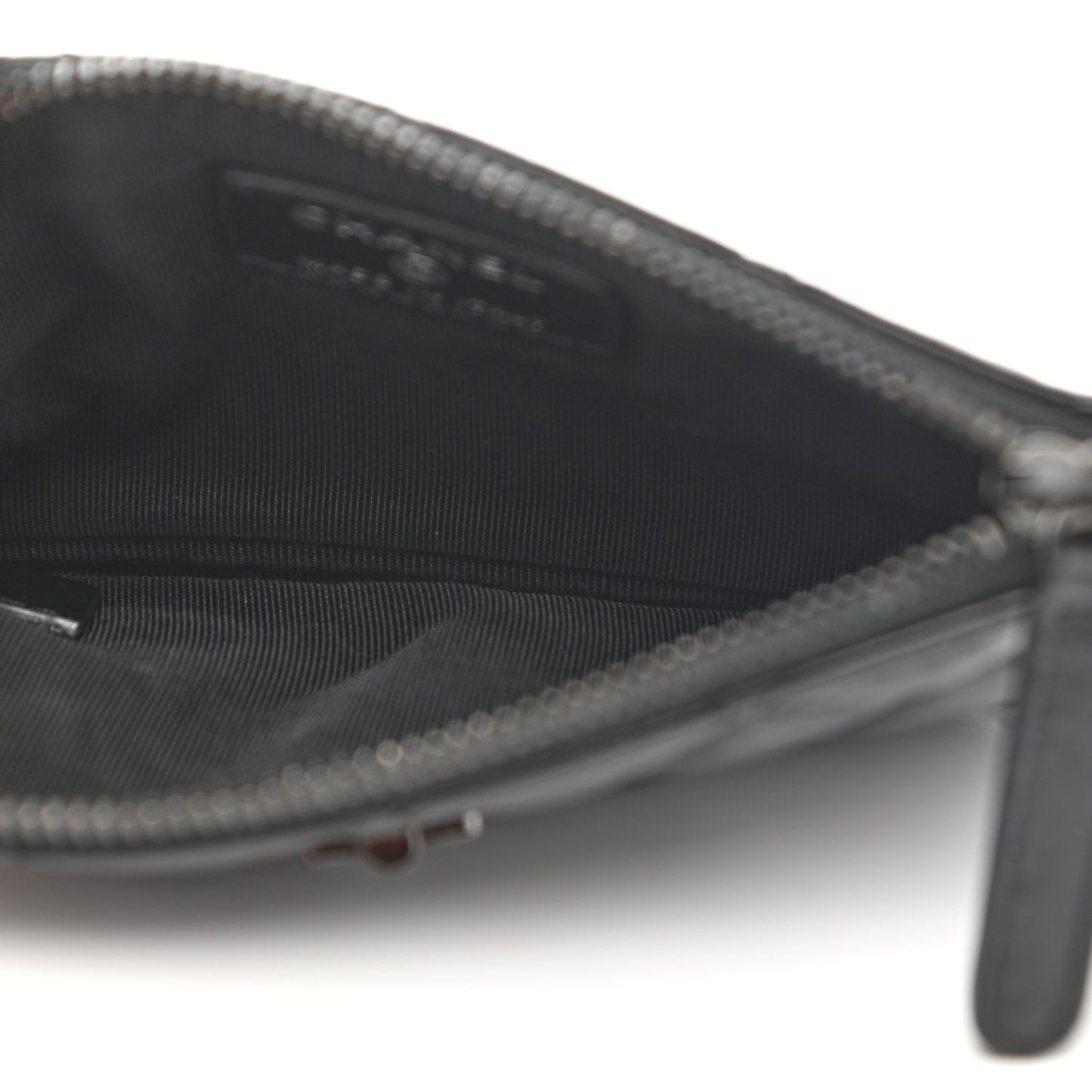 Aged Calfskin Quilted Small Reissue Cosmetic Case So Black