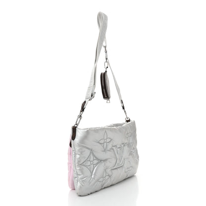 Louis Vuitton Econyl Monogram Pillow Maxi Multi Pochette Accessories Silver Pale Pink 3 of 10