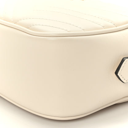 Gucci Calfskin Matelasse Small GG Marmont Chain Shoulder Bag White 8 of 8