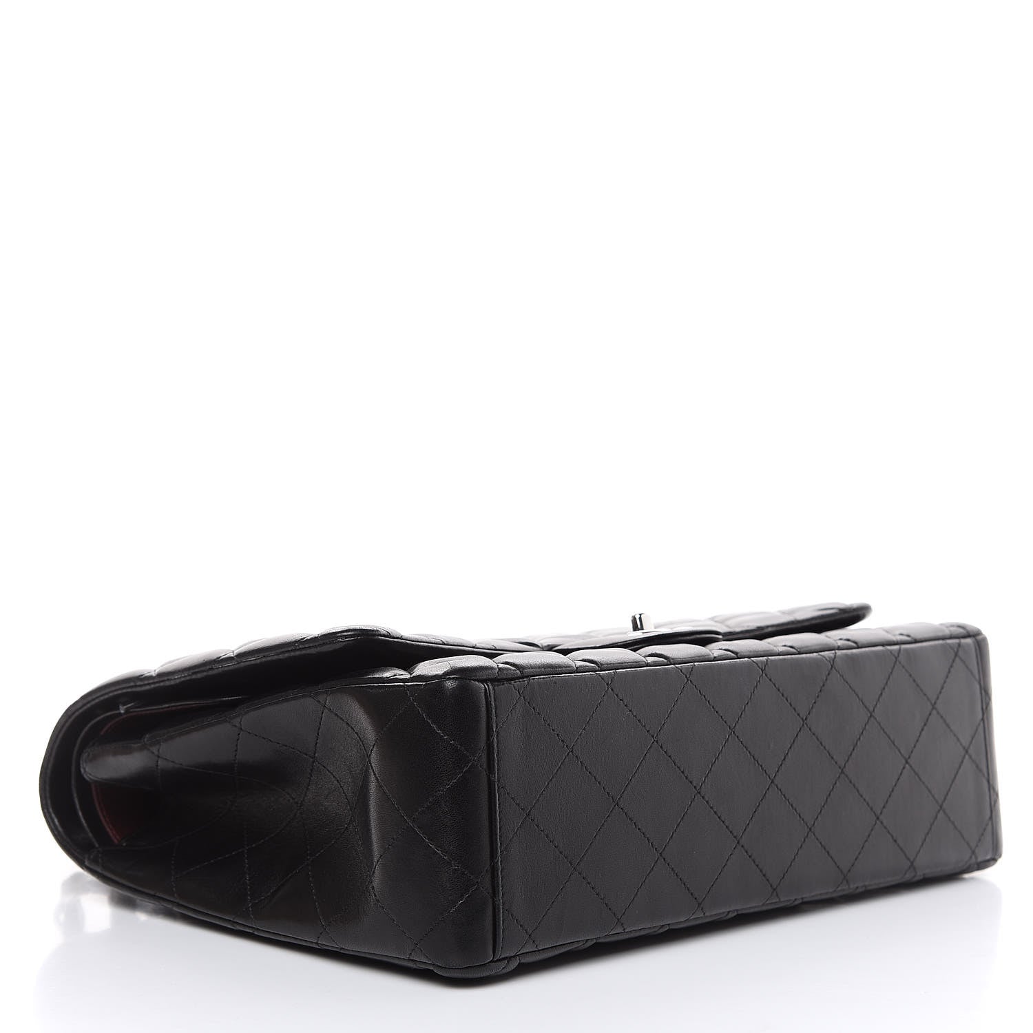 Chanel Lambskin Quilted Maxi Double Flap Black 4 of 19