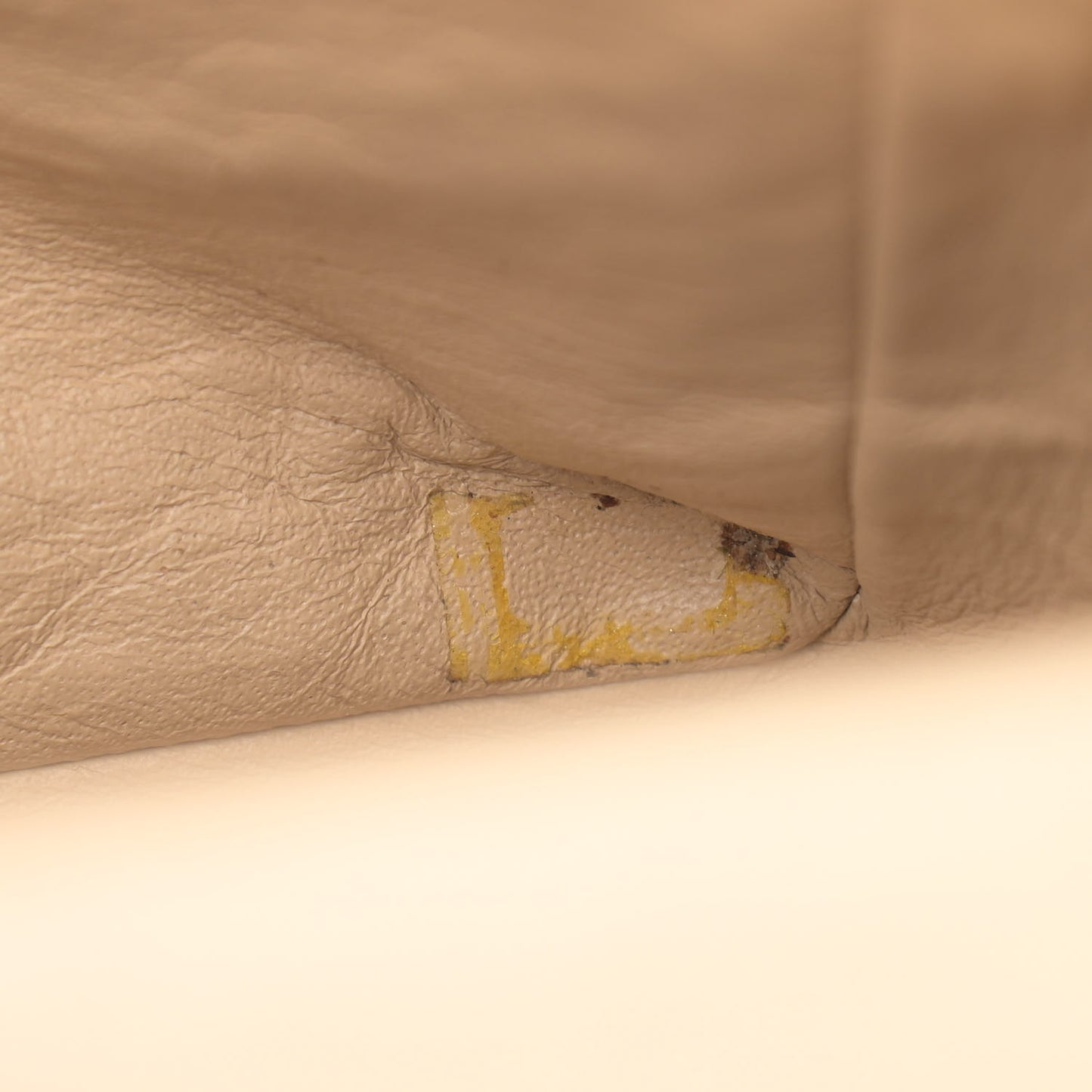 Lambskin Quilted Medium Double Flap Beige