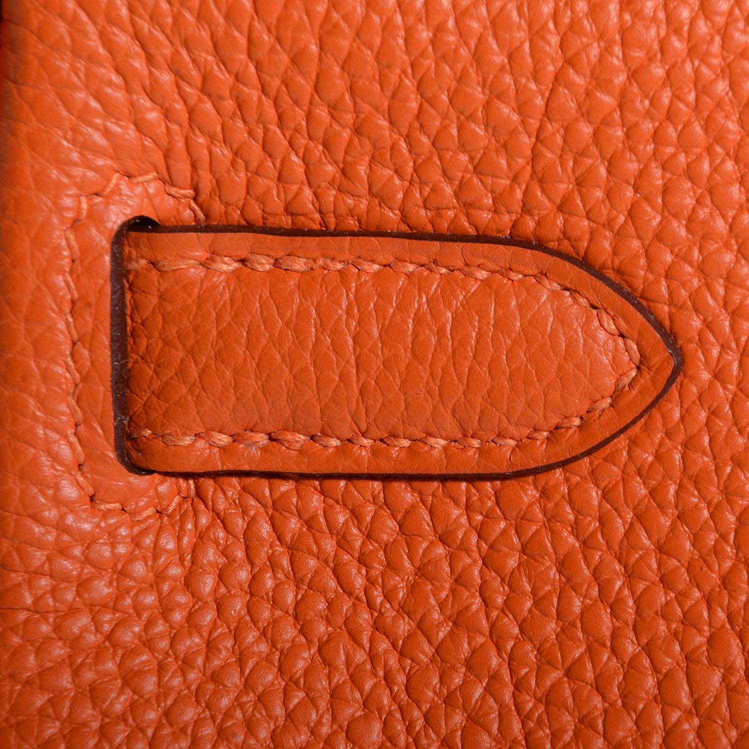 Hermes Togo Kelly Retourne 35 Orange 7 of 22