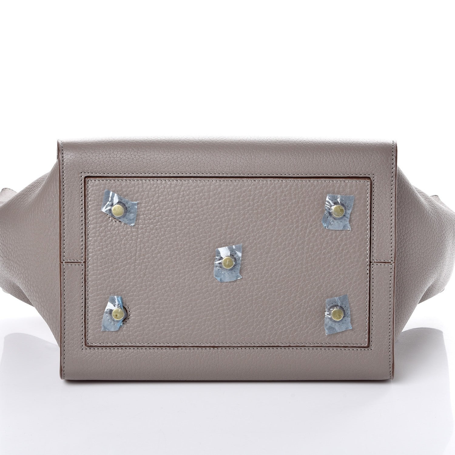 Celine Crisped Calfskin Small Tie Knot Tote Medium Grey 5 of 9