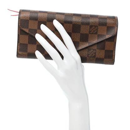 Louis Vuitton Damier Ebene Josephine Wallet Red 2 of 17