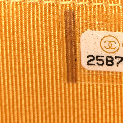 Chanel Caviar Quilted Zip Coin Purse Yellow 7 of 8