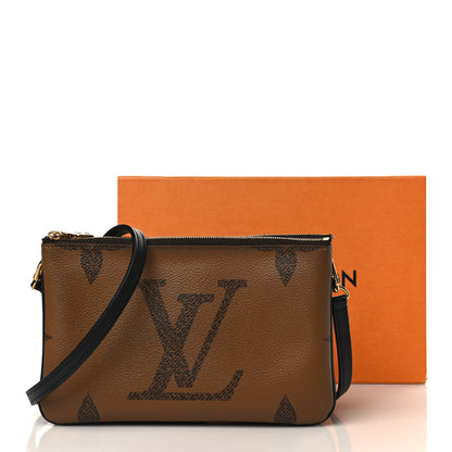 Louis Vuitton Reverse Monogram Giant Double Zip Pochette 10 of 10