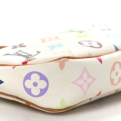 Louis Vuitton Monogram Multicolor Pochette Accessories White 9 of 12