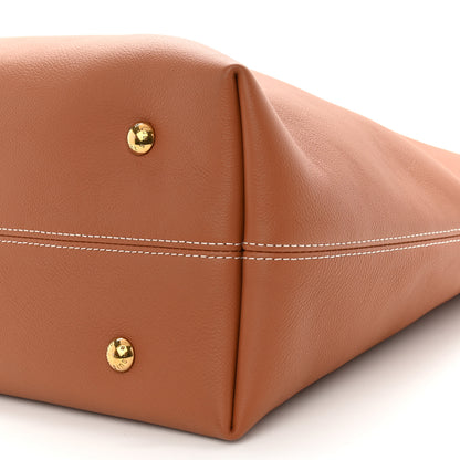 Louis Vuitton Grained Calfskin Low Key Hobo MM Cognac 10 of 11