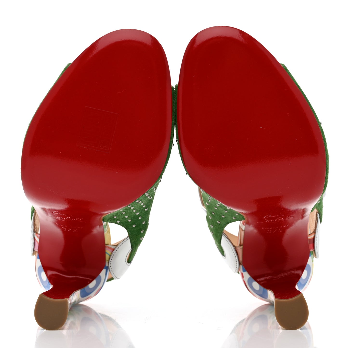 Suede Metallic Studded Loopinga 100 Pumps 37.5 Multicolor