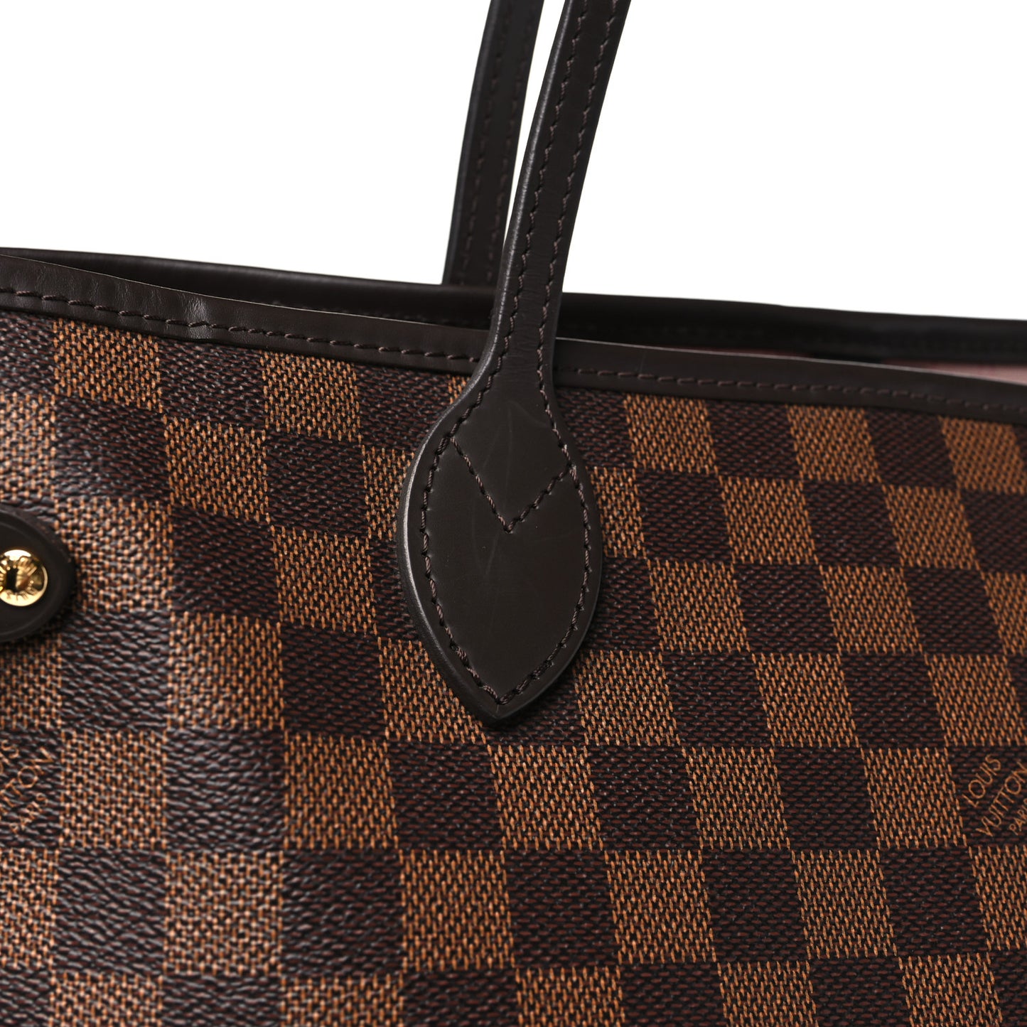 Damier Ebene Neo Neverfull MM Rose Ballerine