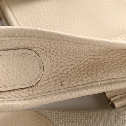 Hermes Taurillon Clemence EVELYNE III PM Beton 13 of 13