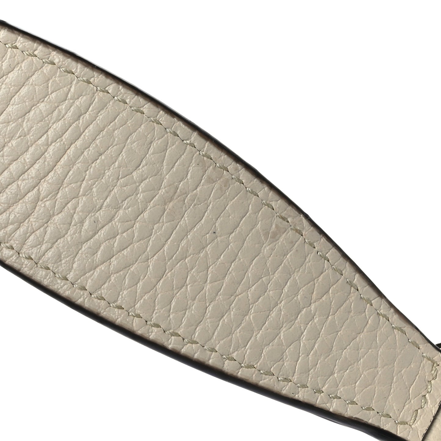 Pebbled Calfskin Soho Wallet on Chain Ivoire