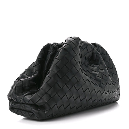 Bottega Veneta Nappa Maxi Intreccio The Pouch Oversized Clutch Black 3 of 11