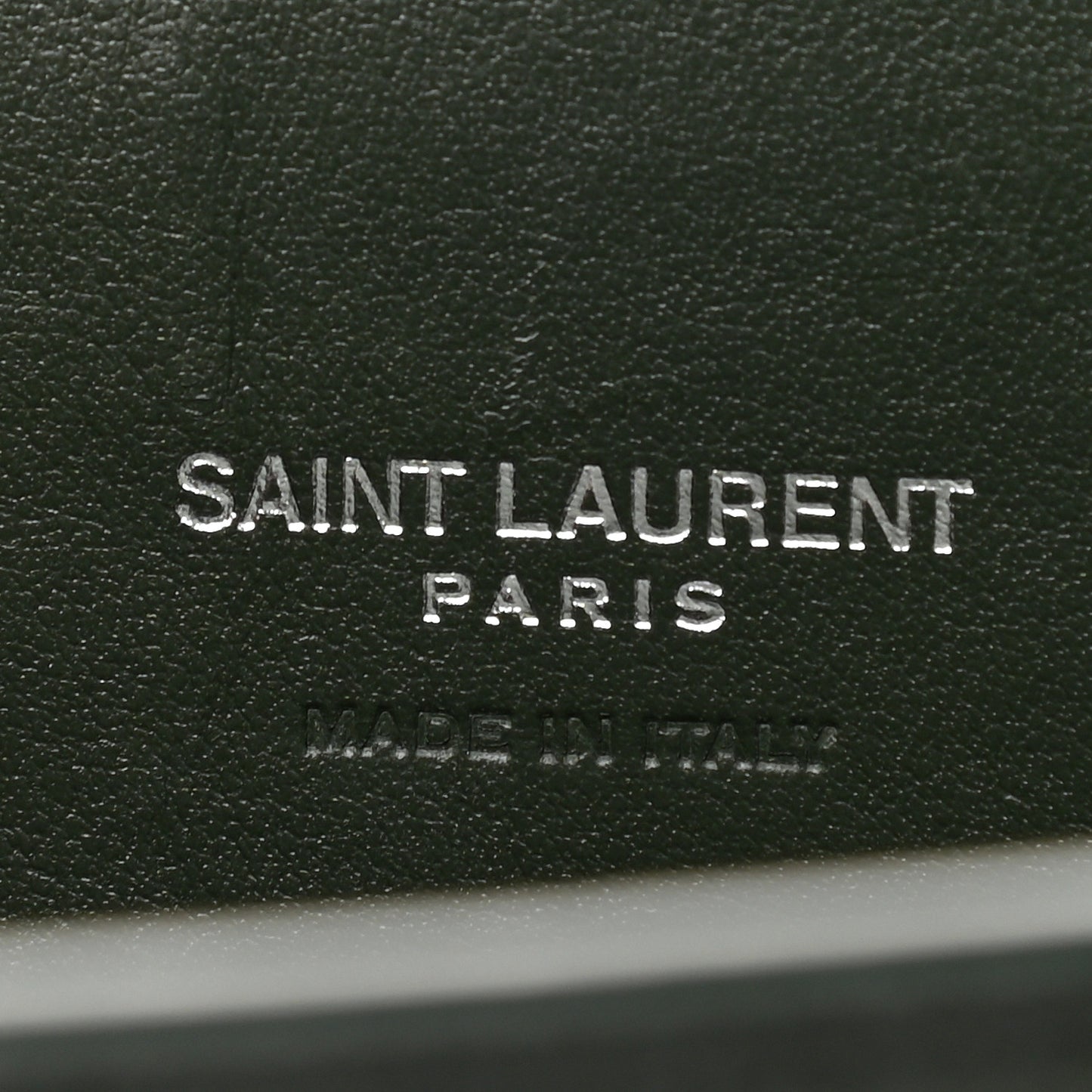 Calfskin Crocodile Embossed Nano Sac De Jour Dark Green