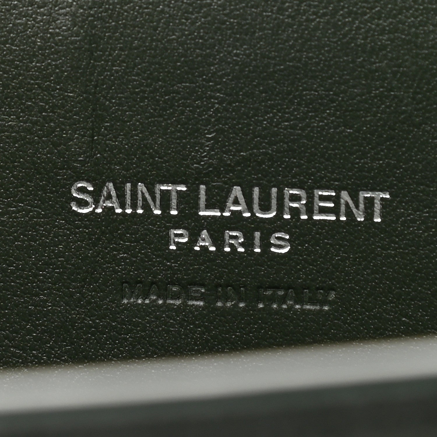 Saint Laurent Calfskin Crocodile Embossed Nano Sac De Jour Dark Green 6 of 10