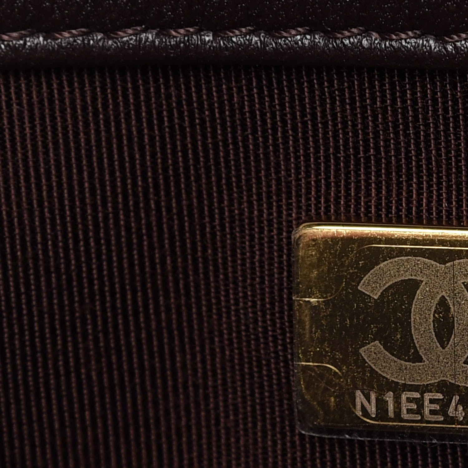 Chanel Lambskin Quilted Large Chanel 19 Flap Dark Brown 9 of 13