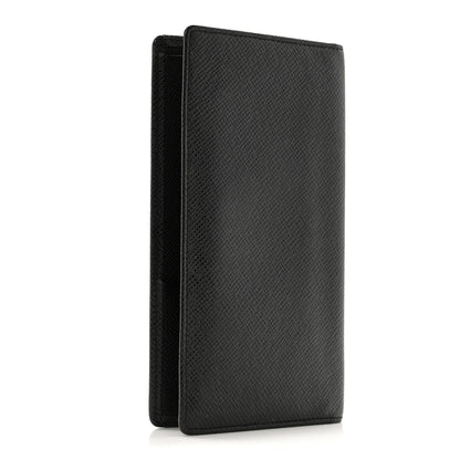 Louis Vuitton Taiga Brazza Wallet Black 3 of 9