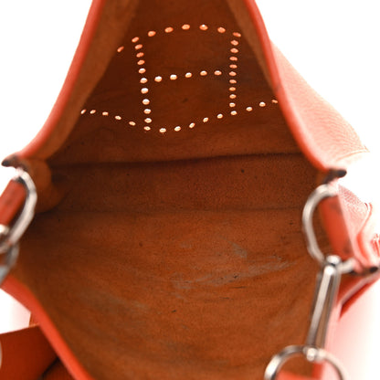 Hermes Taurillon Clemence Evelyne III PM Orange 5 of 16