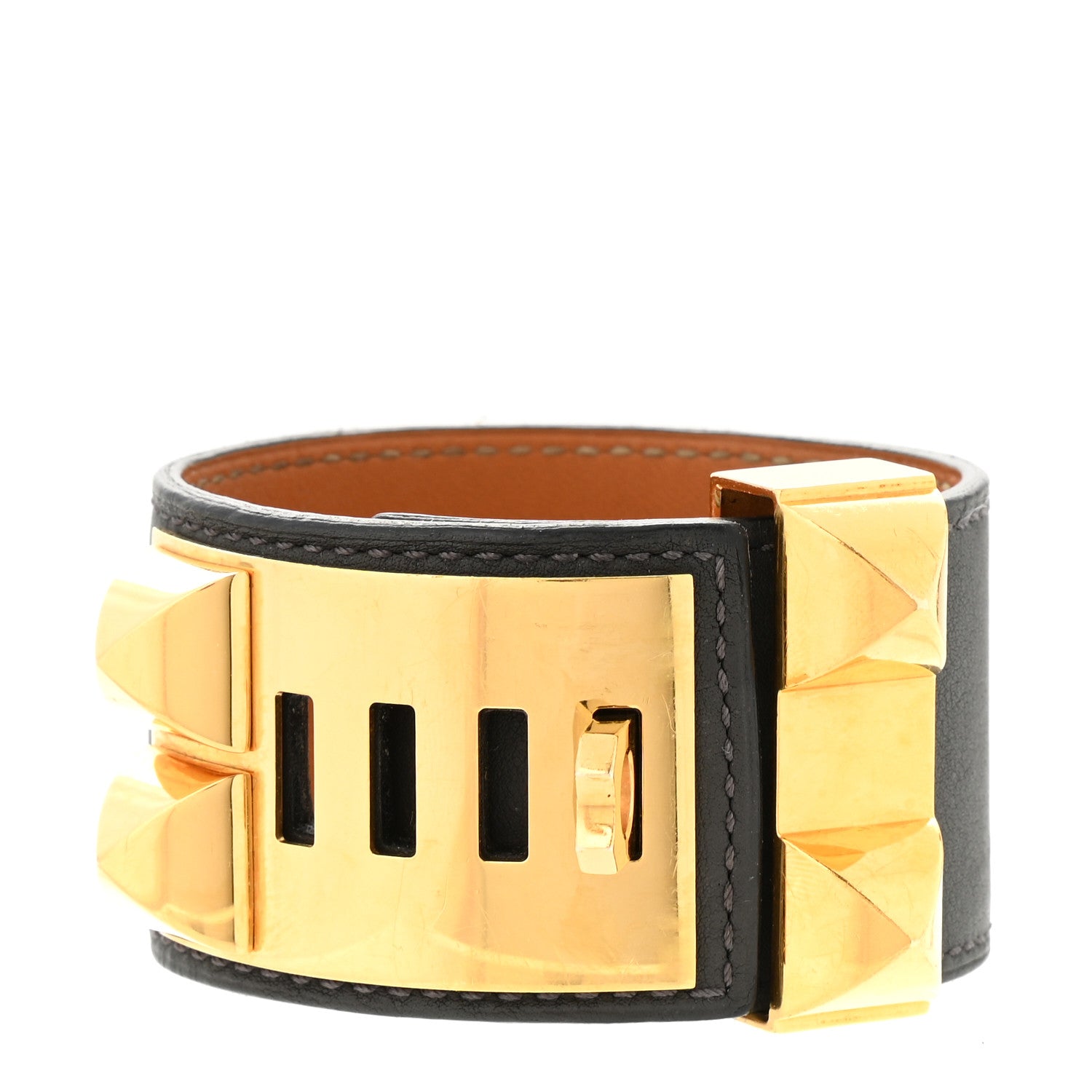 Hermes Swift Collier de Chien CDC Bracelet S Graphite 2 of 4