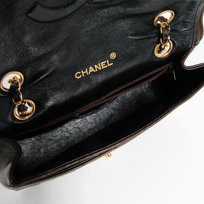 Chanel Quilted Lambskin Small Single Flap Brown 5 of 9