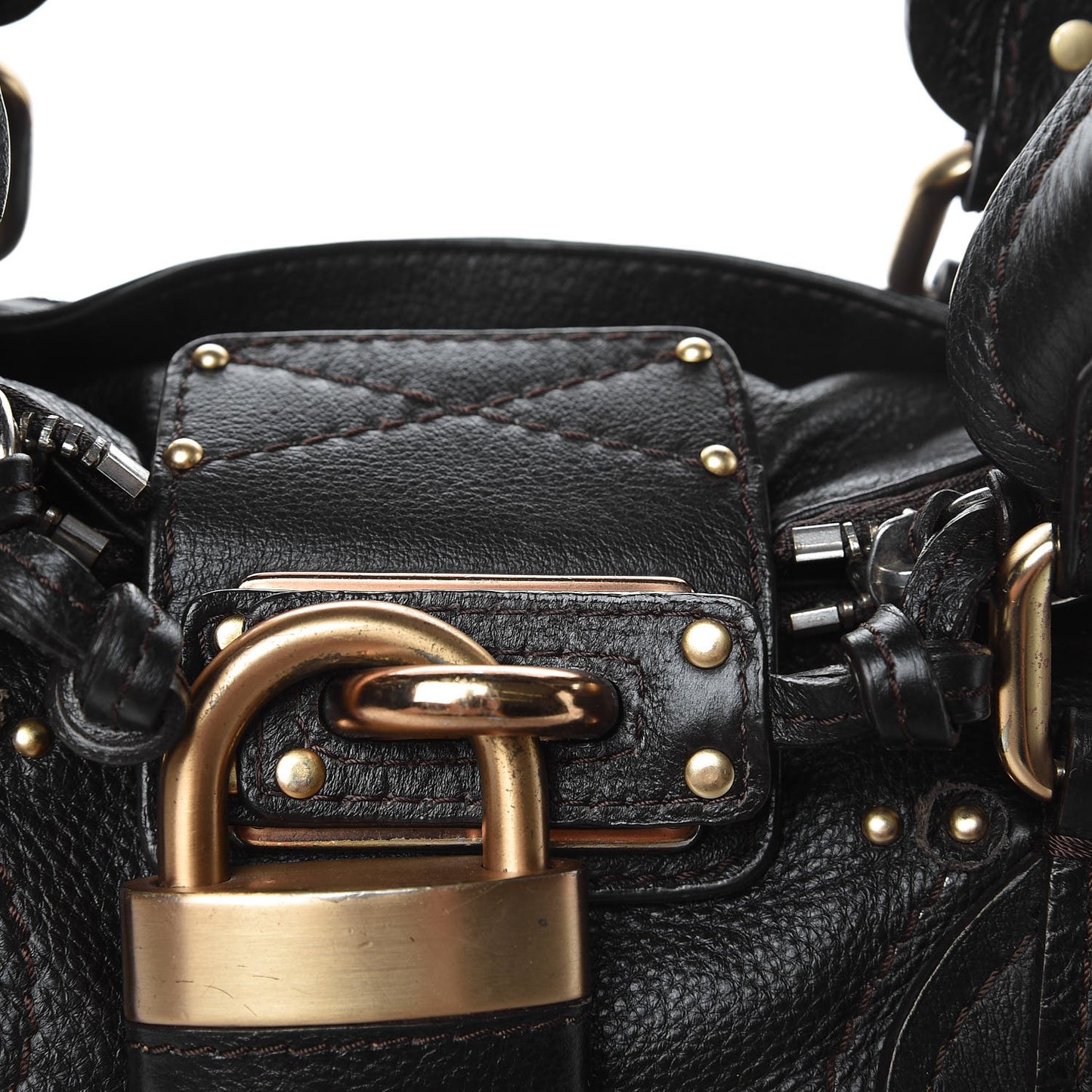 Calfskin Paddington Satchel Chocolate