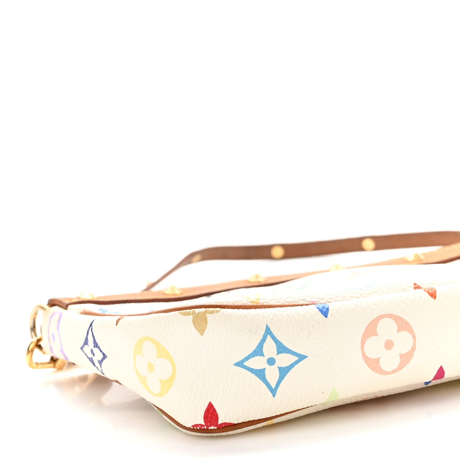 Louis Vuitton Monogram Multicolor Pochette Accessories White 8 of 10