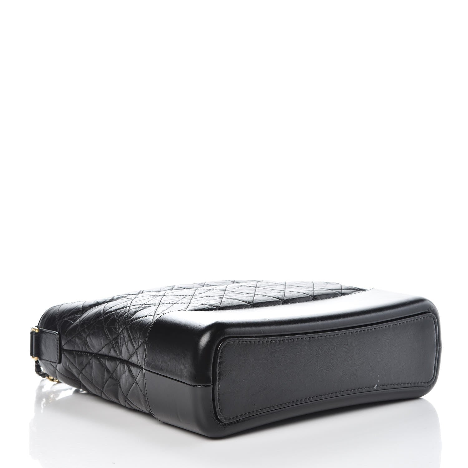 Chanel Aged Calfskin Quilted Large Gabrielle Hobo Black 5 of 9