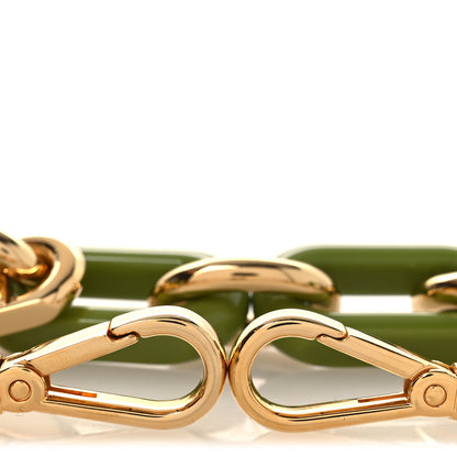 Fendi Metal Plexiglass Mini Strap You Gold Green 4 of 5